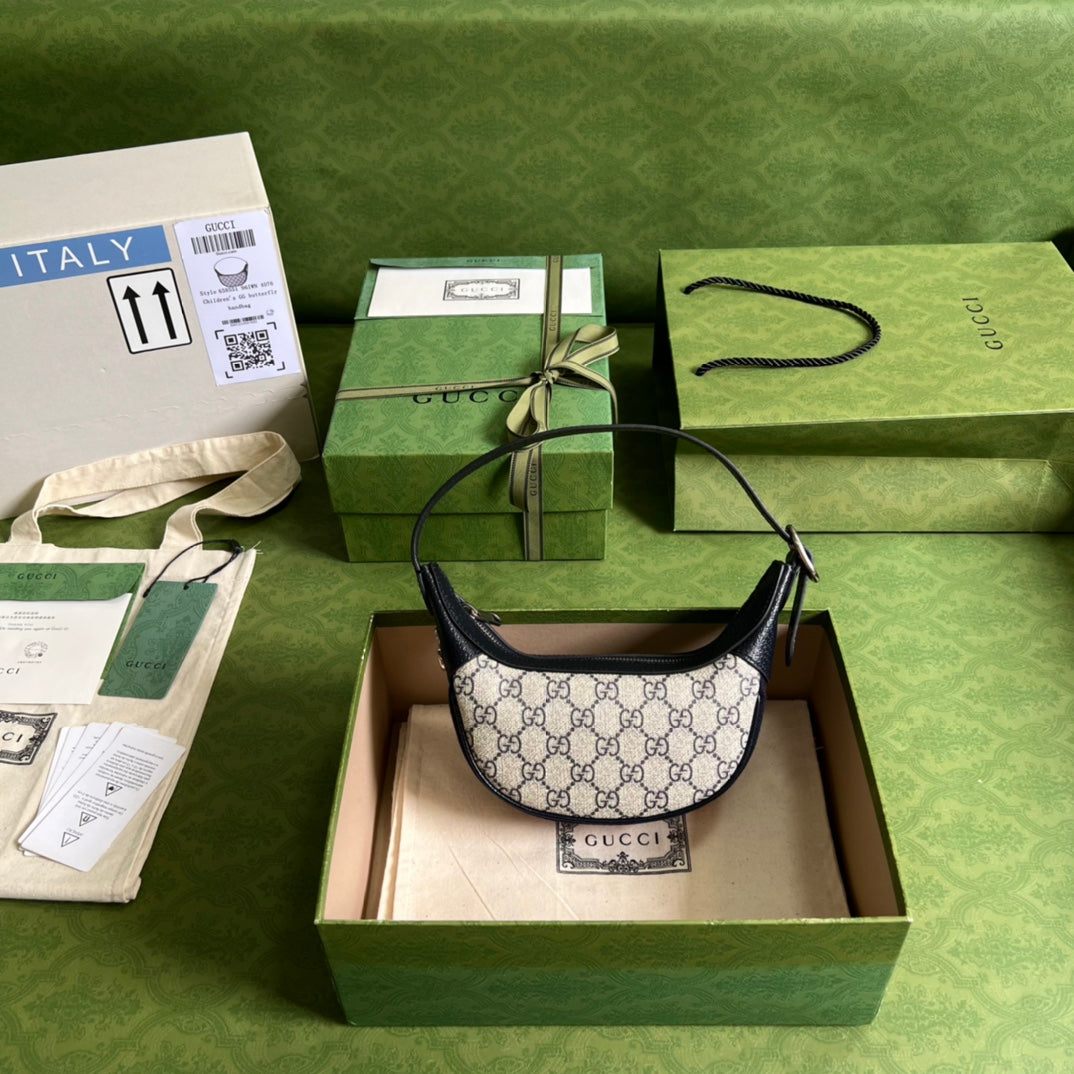 Minibolso Ophidia con GG Azul