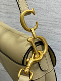 Bolso Saddle beige 25 cm