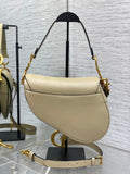 Bolso Saddle beige 25 cm