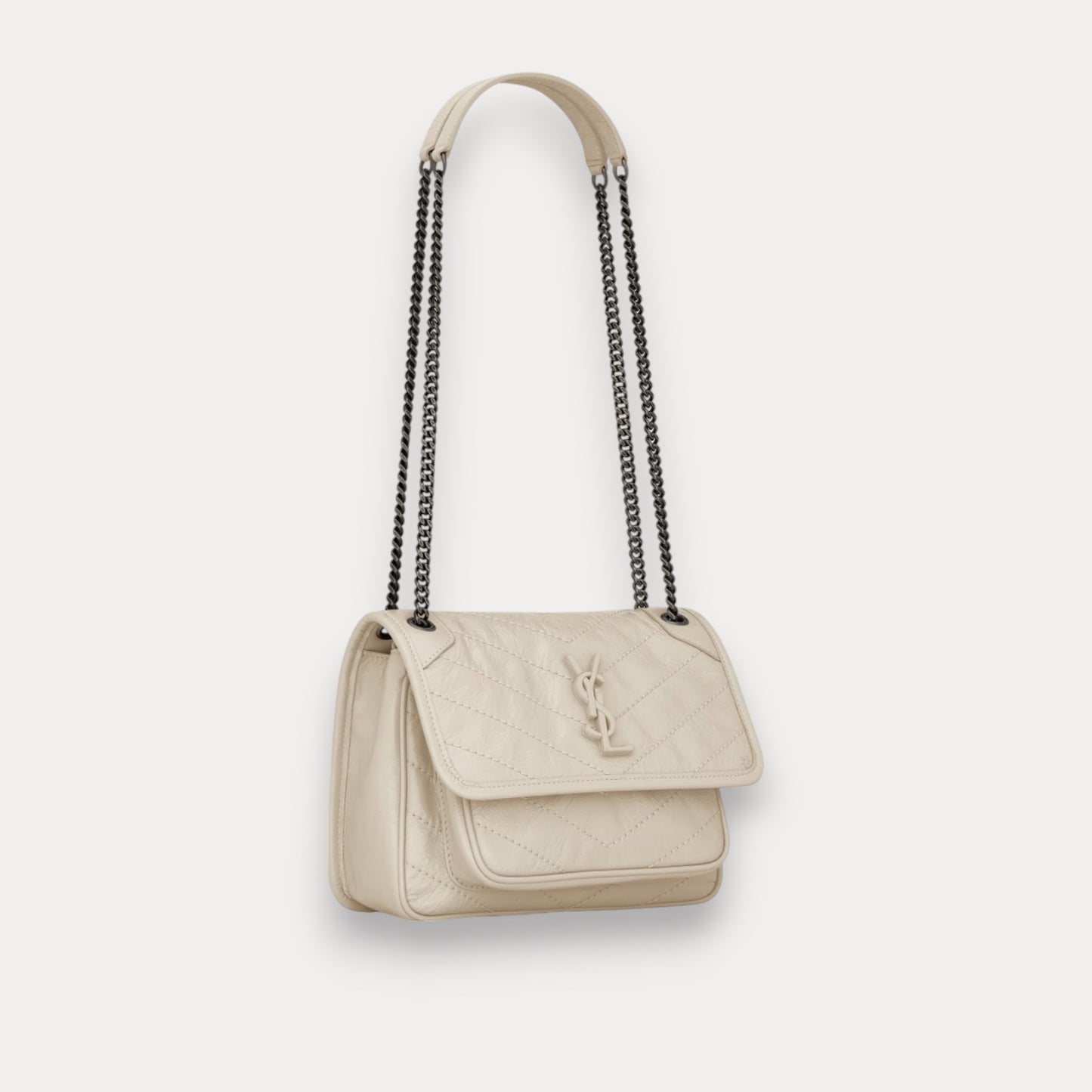 Bolso Baby Niki Blanco 21 cm
