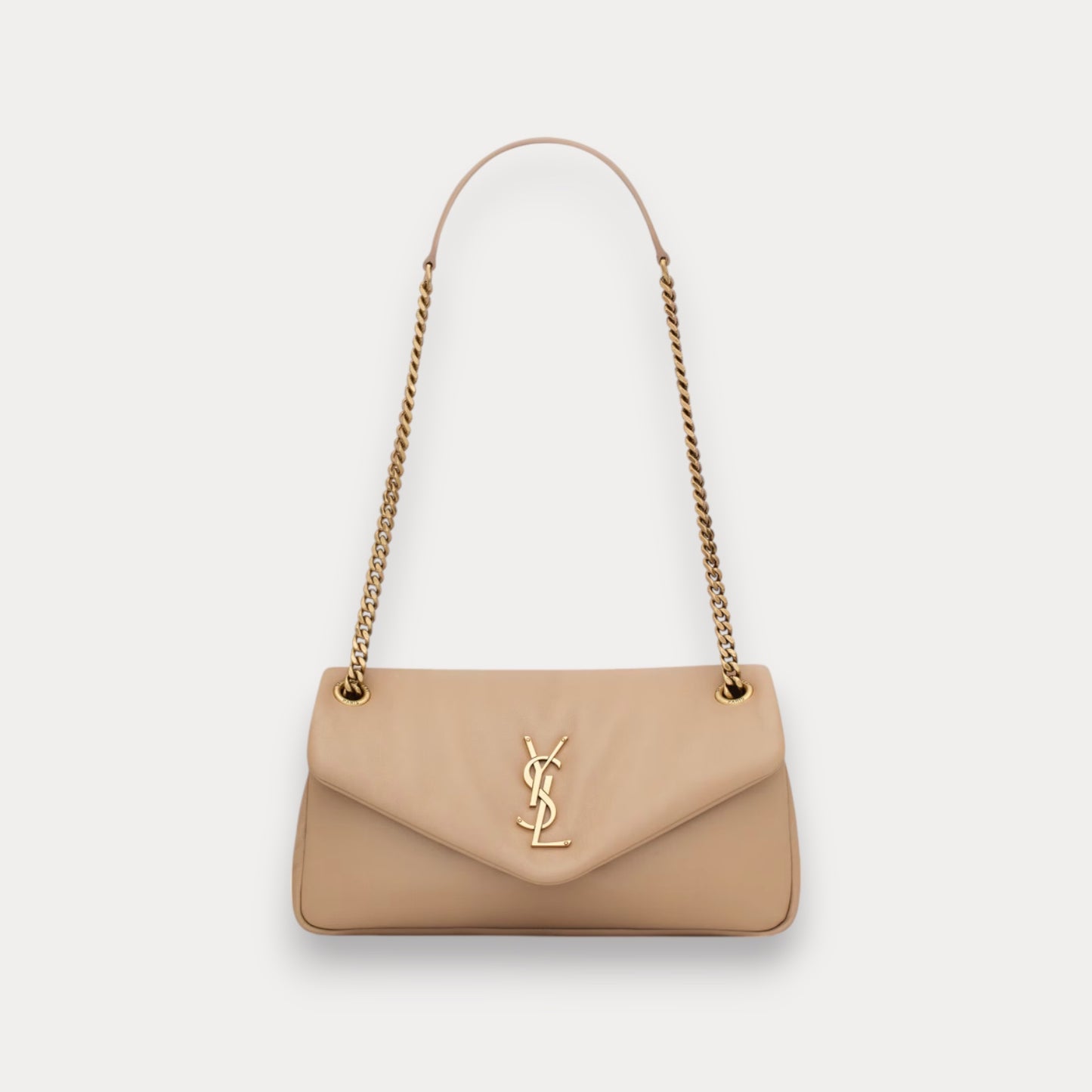Bolso Calypso Beige 26 cm