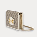 Cartera Beige Horsebit 1955 con cadena