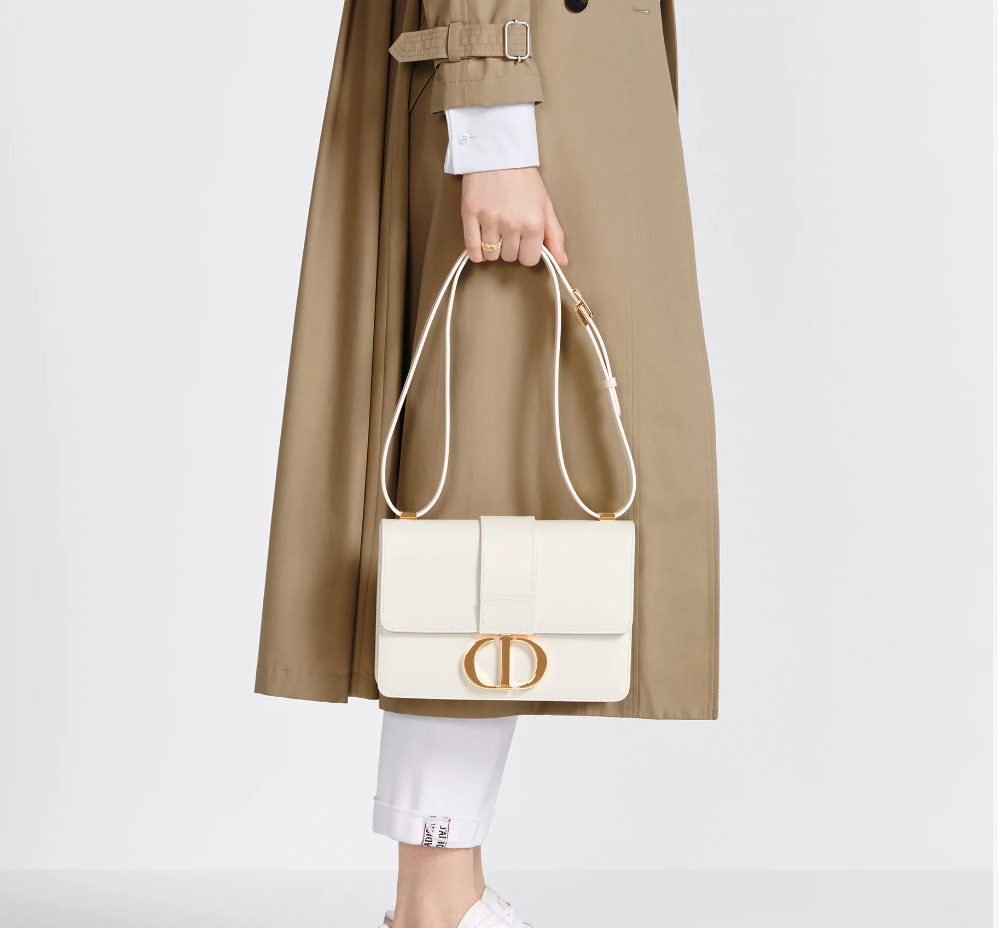 Bolso 30 Montaigne blanco 24 cm