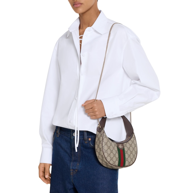 Bolso de hombro Ophidia tamaño pequeño