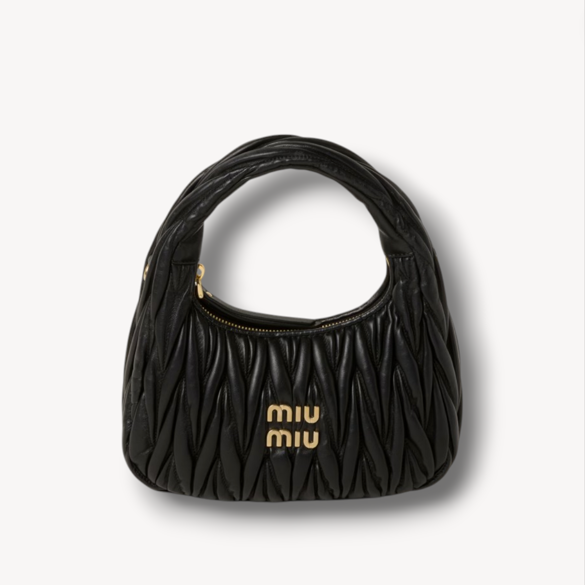 Bolso hobo Wander de napa Matelassé