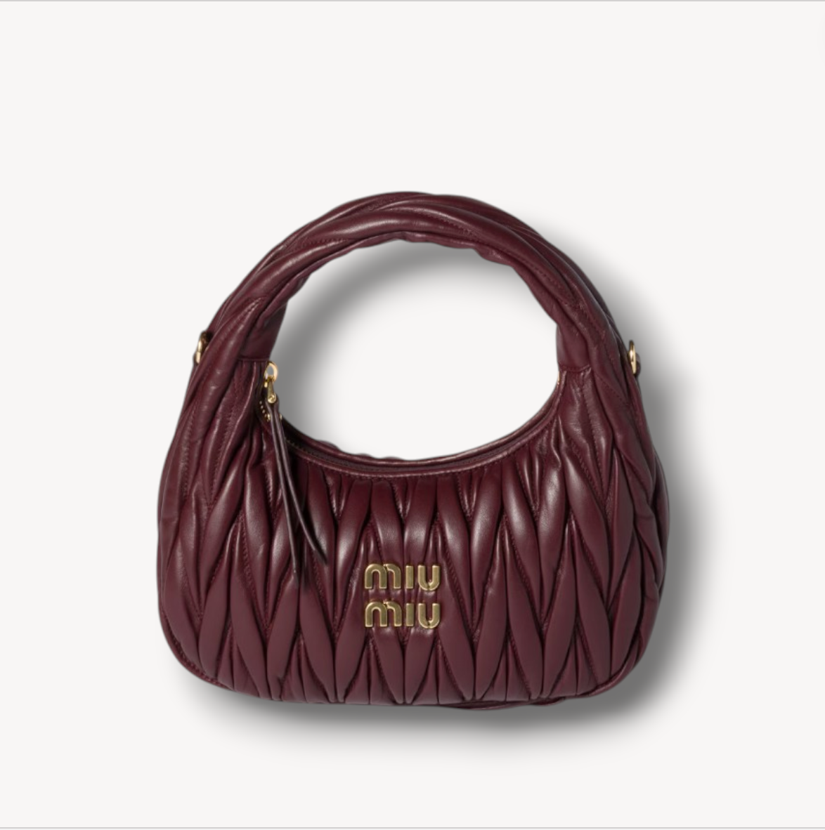 Bolso hobo Wander de napa Matelassé