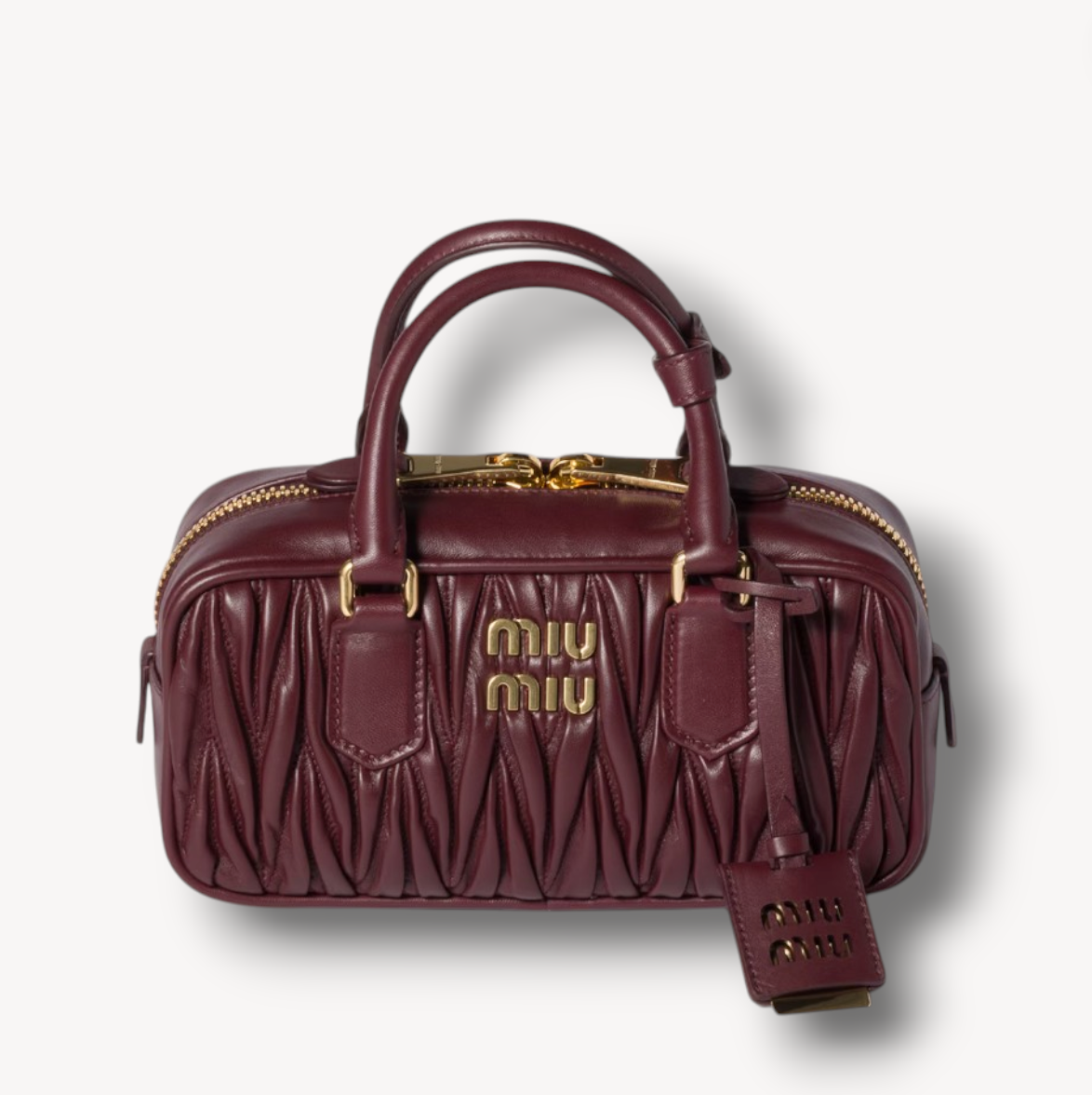 Bolso Arcadie de napa Matelassé