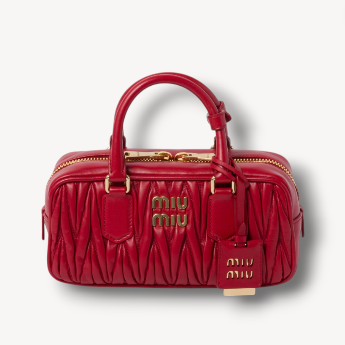 Bolso Arcadie de napa Matelassé