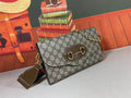 Bolso Gucci Horsebit 1955 Plano Marrón
