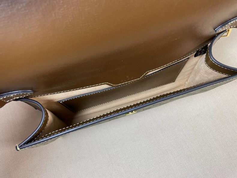 Bolso Gucci Horsebit 1955 Plano Marrón
