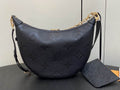 Bolso Loop Hobo Negro