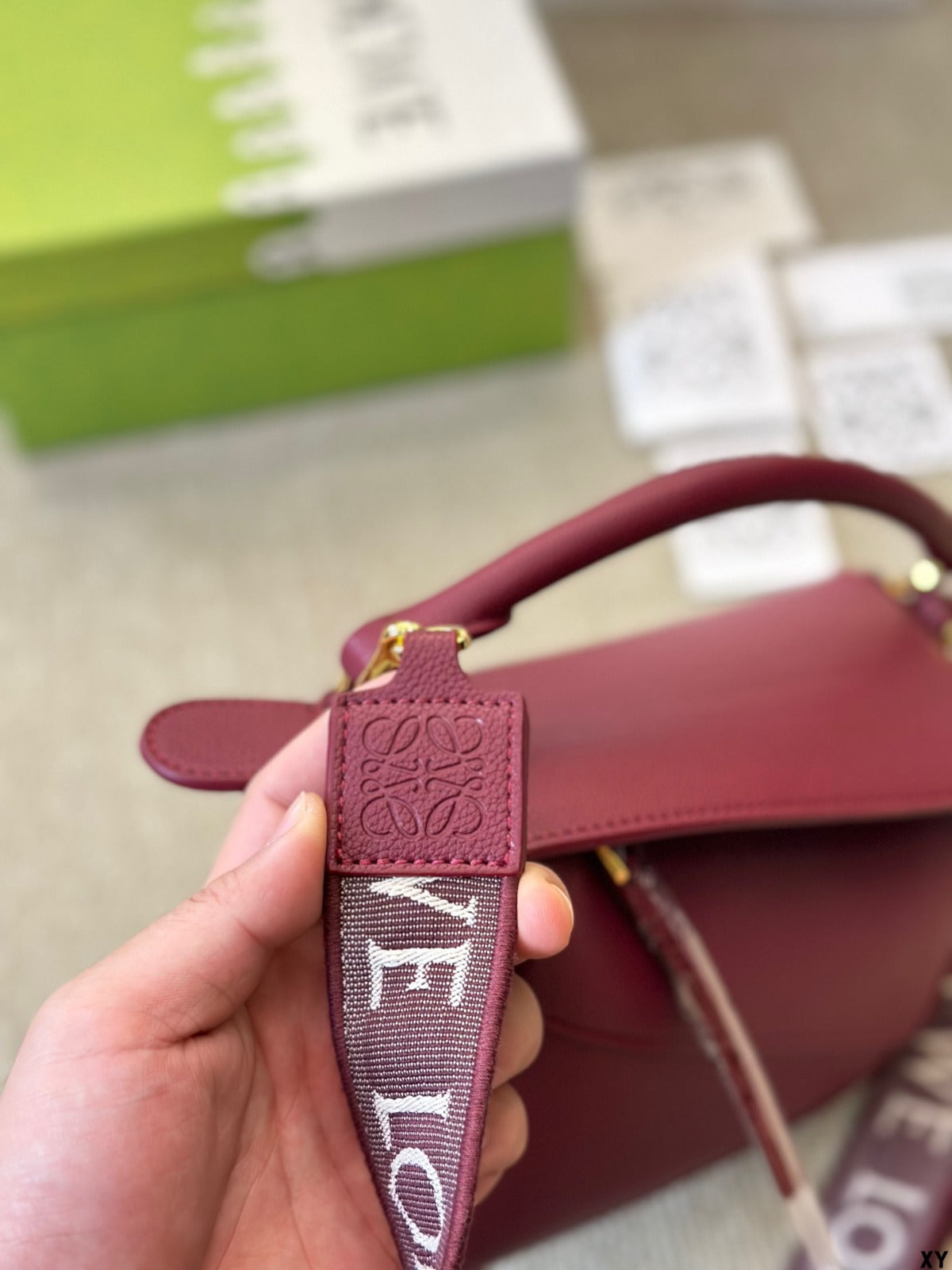 Bolso Puzzle Carmesí
