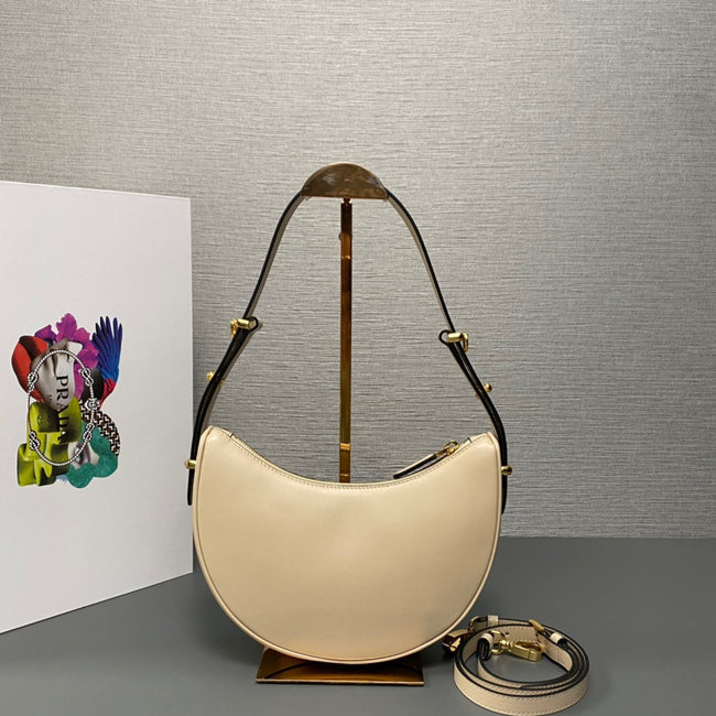Bolso Bandolera Arqué Arena 22 cm