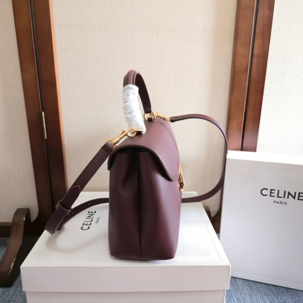 Bolso Nino Burdeos 20 cm