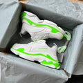 Zapatillas Balenciaga Triple S Blancas/Verdes