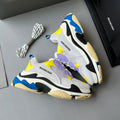 Zapatillas Balenciaga Triple S Blancas/Lilas/Amarillas