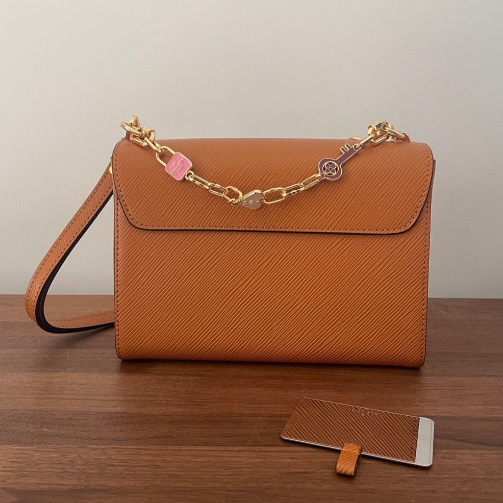 Bolso Twist MM Marrón