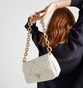 Bandolera Prada System de Patchwork Blanco