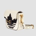 Minibolso Gucci Horsebit 1955 Blanco