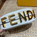 Bolso Fendigraphy Pequeño Blanco
