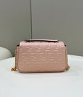 Bolso Baguette Chain Midi Rosa
