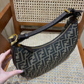 Bolso Fendigraphy Pequeño Marrón