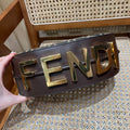 Bolso Fendigraphy Pequeño Marrón