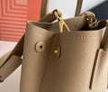 Bolso Double Saffiano Beige 25 cm