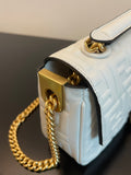 Bolso Baguette Chain Midi Blanco