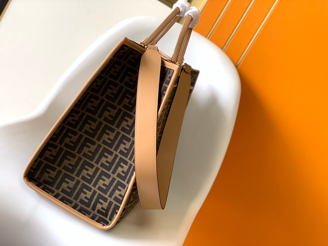 Fendi Sunshine Medium tejido Jacquard