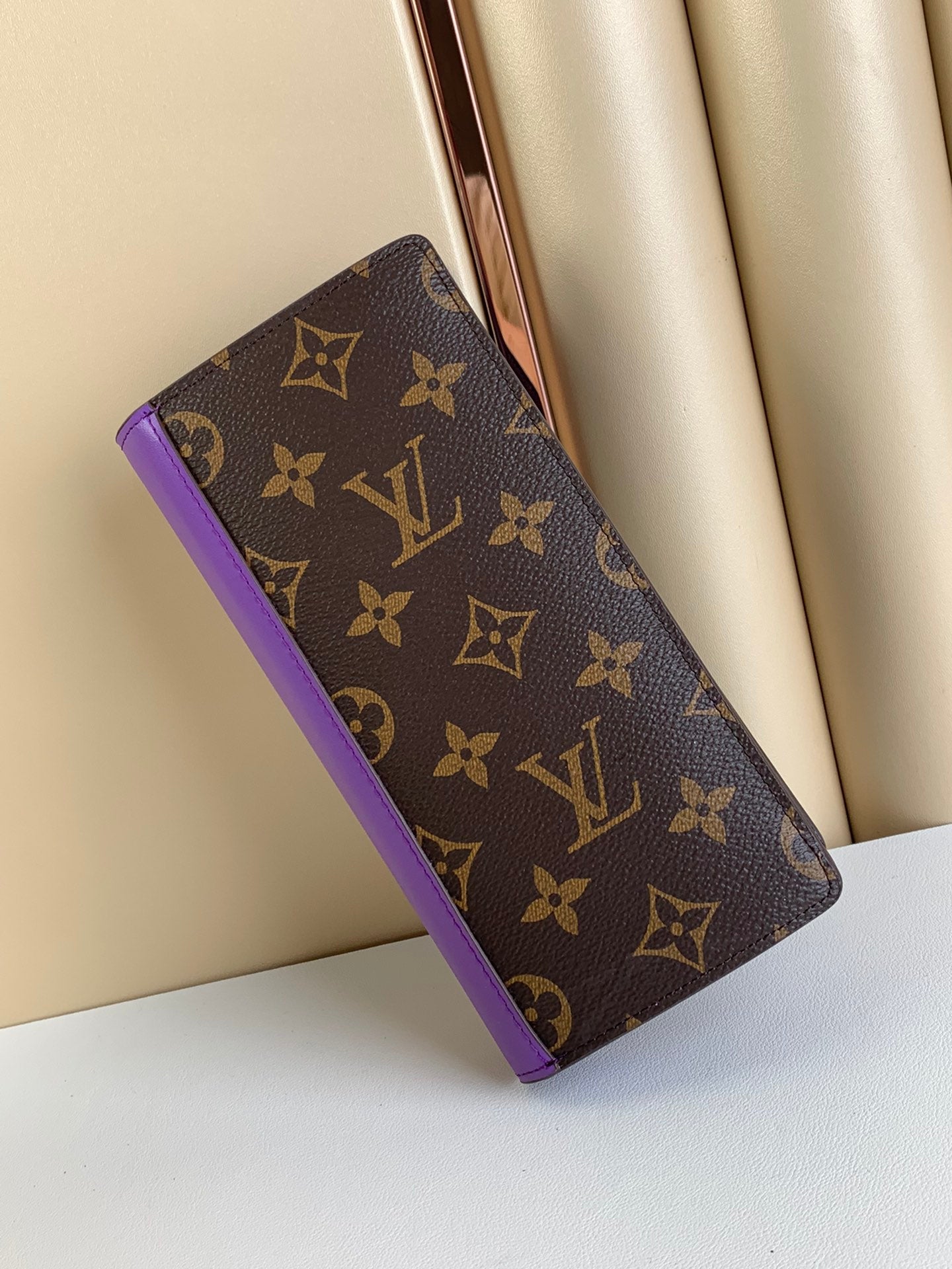 Cartera Brazza Marrón/Lila