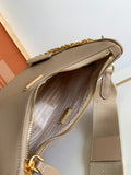 Bolso Saffiano Re-Edition 2005 Beige 22 cm
