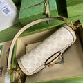 Bolso de hombro Gucci Horsebit 1955 Beige