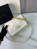 Bandolera Prada System de Patchwork Blanco