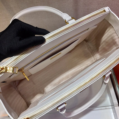 Bolso Galleria Saffiano Blanco 25 cm