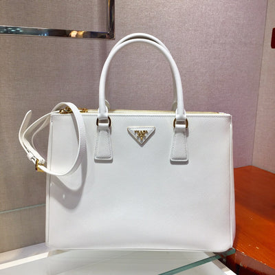 Bolso Galleria Saffiano Blanco 25 cm