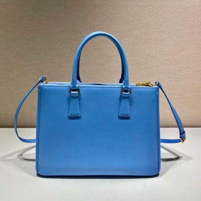 Minibolso Galleria Saffiano Azul 20 cm