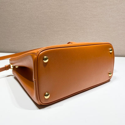 Minibolso Galleria Saffiano Naranja 20 cm