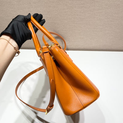 Minibolso Galleria Saffiano Naranja 20 cm