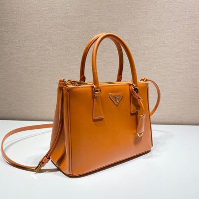 Minibolso Galleria Saffiano Naranja 20 cm