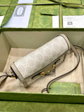 Minibolso Gucci Horsebit 1955 pequeño Beige