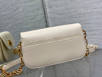 Bolso Montaigne Avenue blanco 22 cm