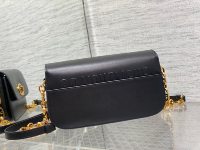 Bolso Montaigne Avenue negro 22 cm