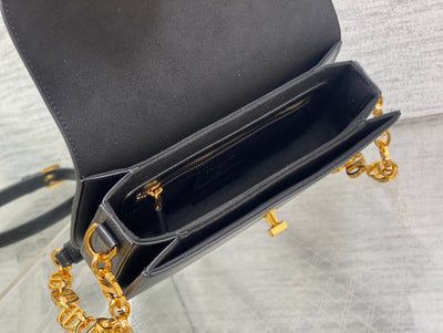 Bolso Montaigne Avenue negro 22 cm