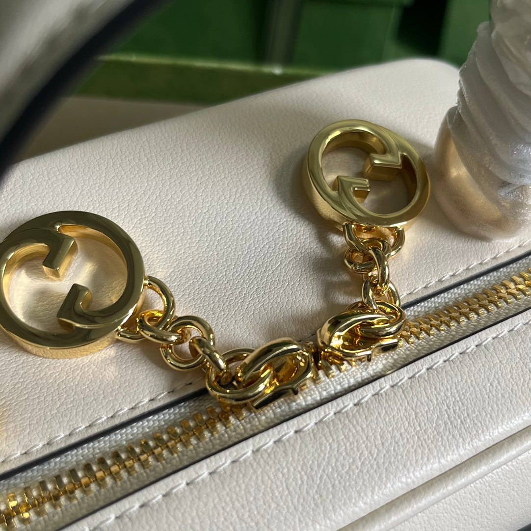 Bolso mano Gucci Blondie asa pequeño Blanco