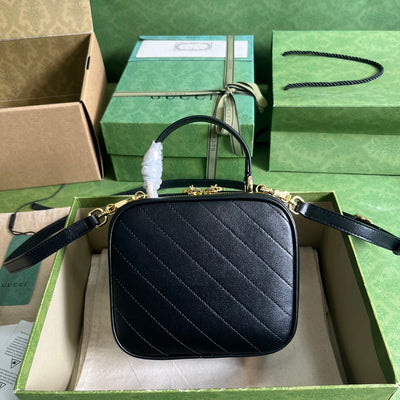 Bolso mano Gucci Blondie asa pequeño Negro