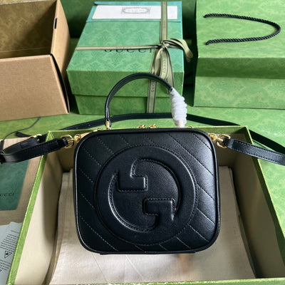 Bolso mano Gucci Blondie asa pequeño Negro