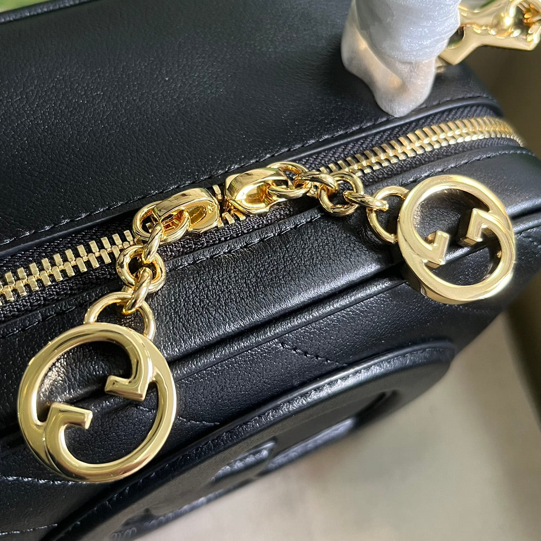 Bolso mano Gucci Blondie asa pequeño Negro