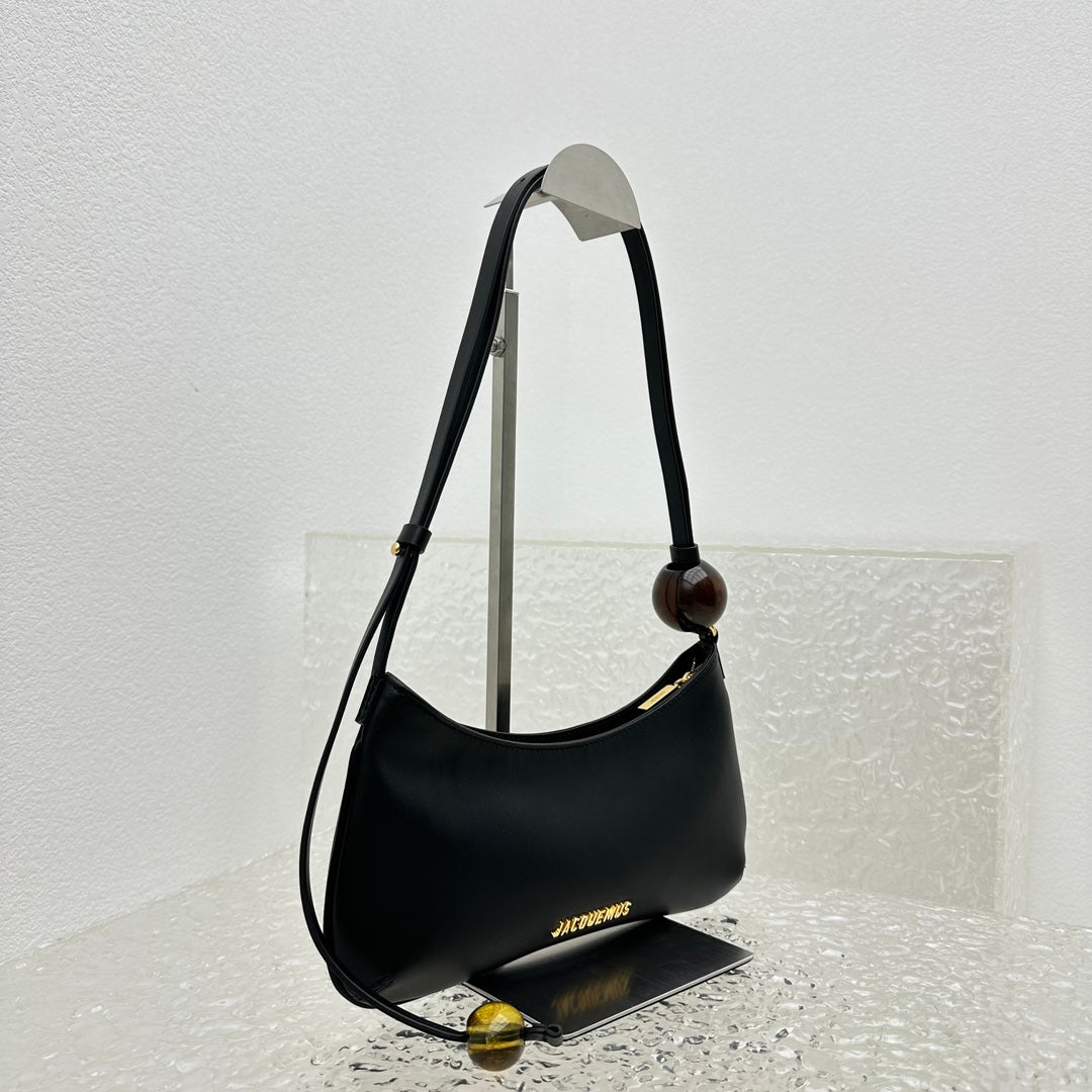 Bolso Bisou Perle Negro 27 cm