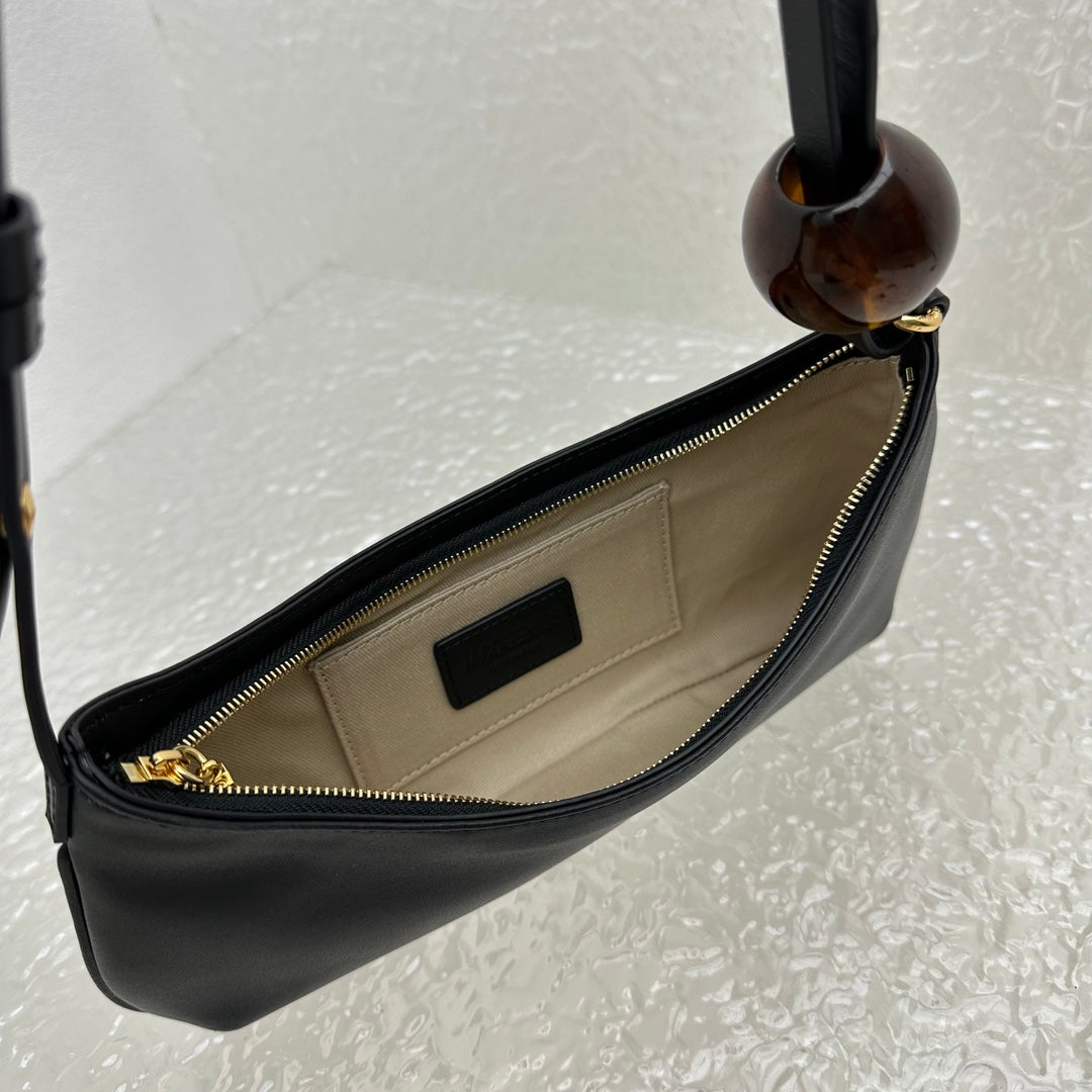 Bolso Bisou Perle Negro 27 cm